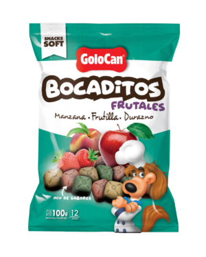 Bocaditos Manzana, Frutilla y Durazno 100Gr – Golocan