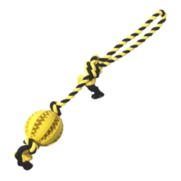 Pelota tipo mordillo y soga – Bestia Peluda