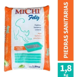 Piedras Sanitarias Gato – Michi Feliz 1,80kg