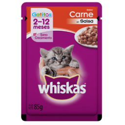 Sobrecitos Whiskas Bebes – Carne en Salsa